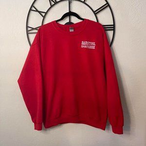 Barstool Sports Red Gambling Crewneck Sweathirt